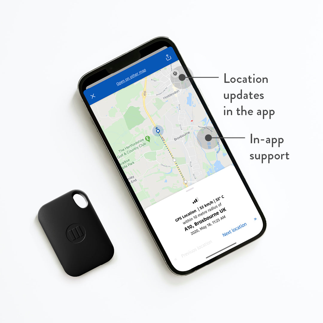 Monimoto 7 GPS Tracker Black FREE UK Delivery, FREE 365 Day Returns | Moto Central