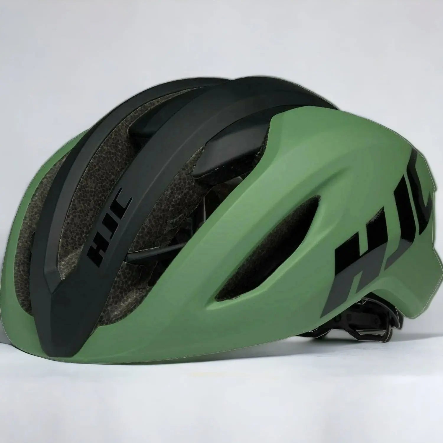 HJC Valeco Road Cycling Helmet Matt Olive / Black - FREE UK Shipping, FREE 365 Day Returns | Moto Central