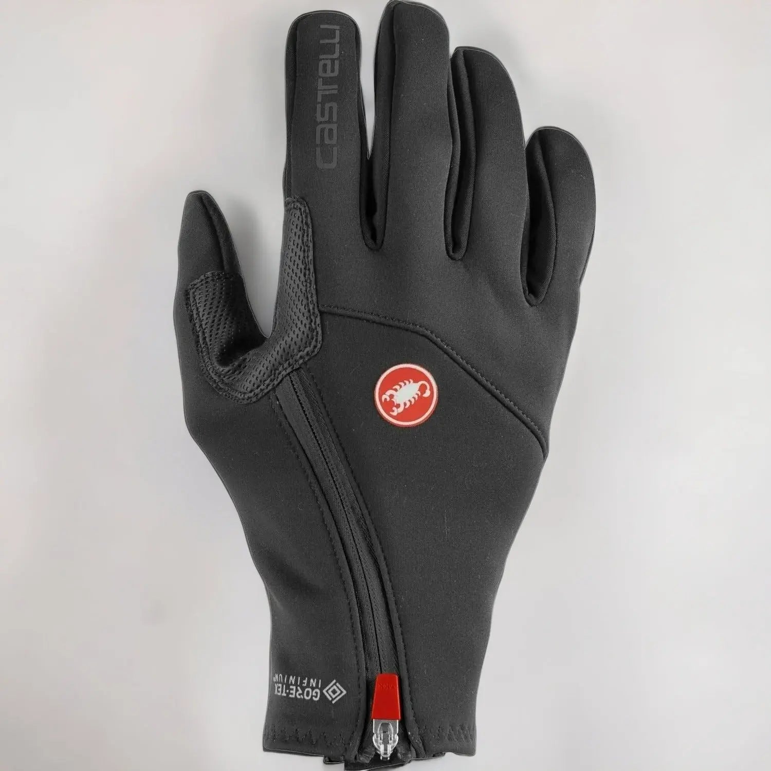 Castelli Mortirolo Gloves Light Black - FREE UK Shipping, FREE 365 Day Returns | Moto Central