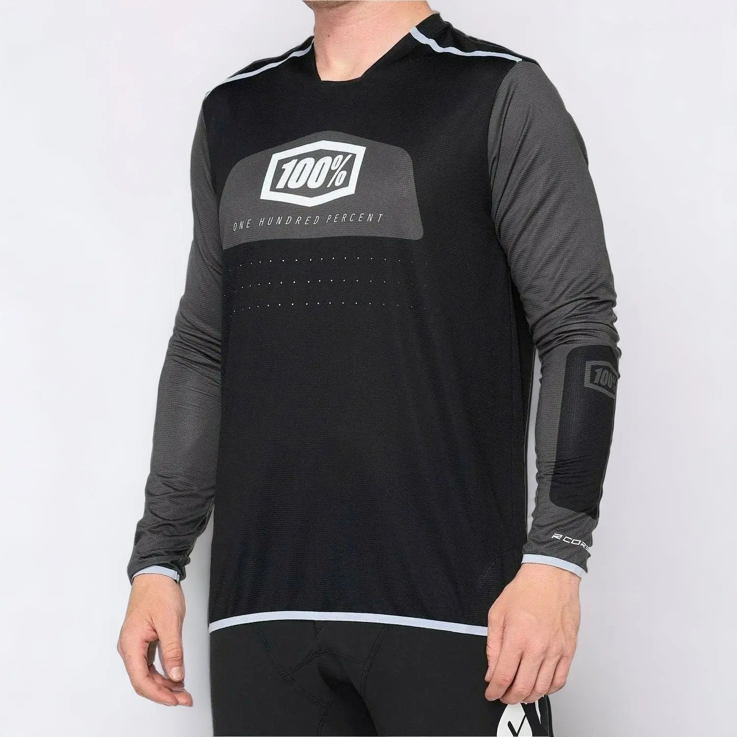 100% R-Core X Jersey Black / White - FREE UK Shipping, FREE 365 Day Returns | Moto Central