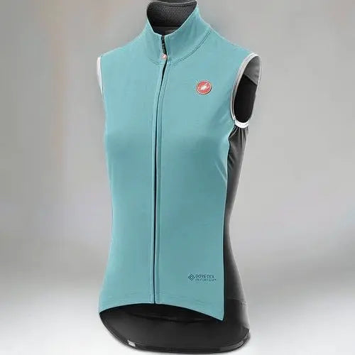 Castelli Perfetto RoS Ladies Vest Celeste - FREE UK Shipping, FREE 365 Day Returns | Moto Central