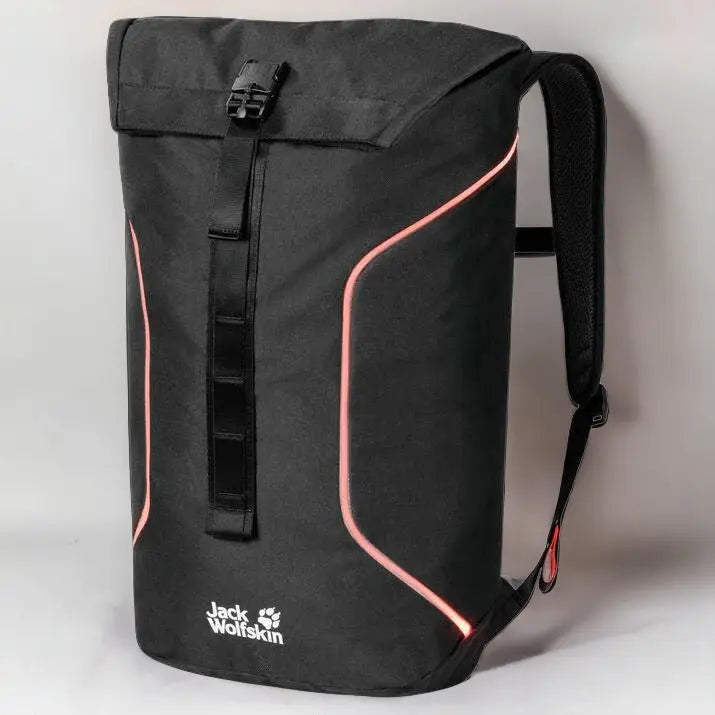 Jack Wolfskin Allspark Messenger Backpack Black - FREE UK Shipping, FREE 365 Day Returns | Moto Central