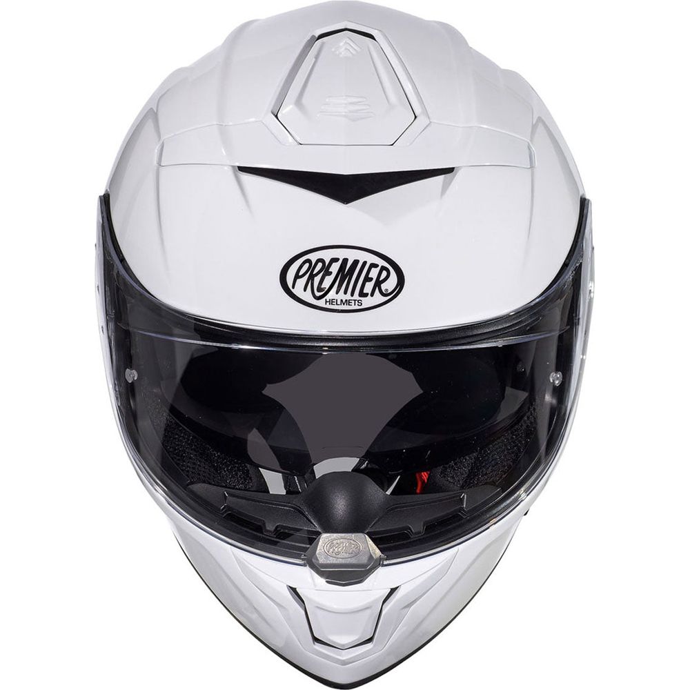 Premier Devil U8 Full Face Helmet Gloss White - FREE UK Shipping, FREE 365 Day Returns | Moto Central