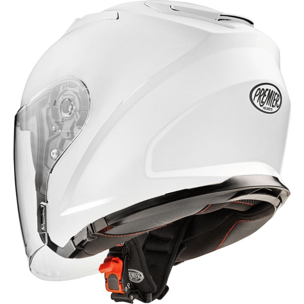 Premier Dokker U8 Open Face Helmet White - FREE UK Shipping, FREE 365 Day Returns | Moto Central