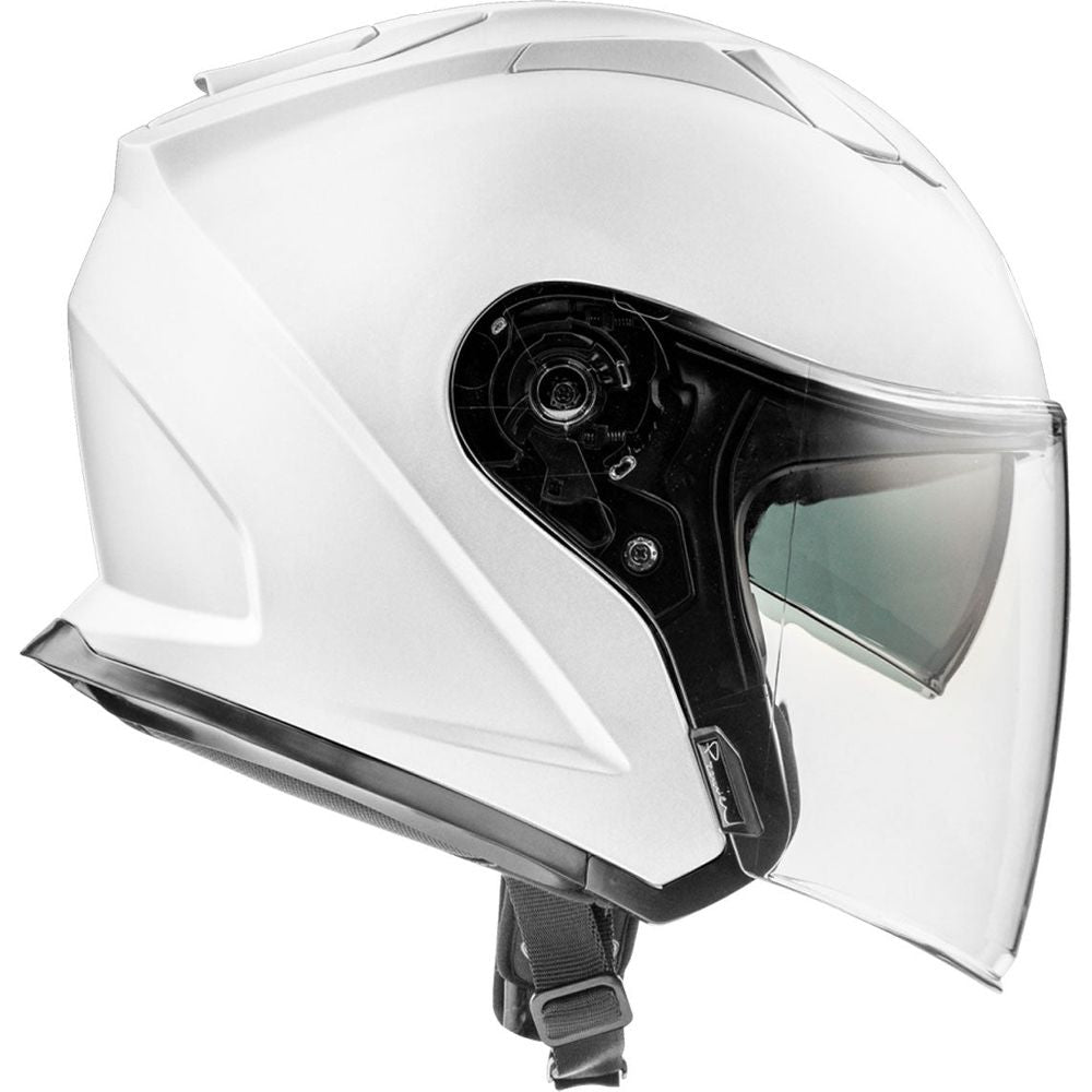 Premier Dokker U8 Open Face Helmet White - FREE UK Shipping, FREE 365 Day Returns | Moto Central