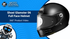 Shoei Glamster 06 Plain Full Face Helmet Black - FREE UK Shipping, FREE 365 Day Returns | Moto Central