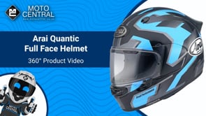 Arai Quantic Robotic Full Face Helmet Blue - FREE UK Shipping, FREE 365 Day Returns | Moto Central