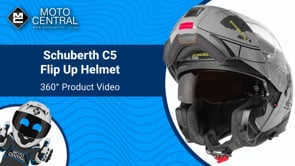 Schuberth C5 Flip-Up Helmet Globe Grey - FREE UK Shipping, FREE 365 Day Returns | Moto Central