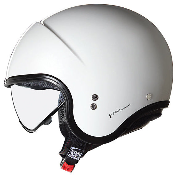 Nolan N21 06 Classico White open-face motorcycle helmet, three-quarter side view
