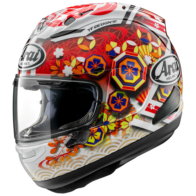 Arai RX-7V Evo helmet with SHARP 5-star rating