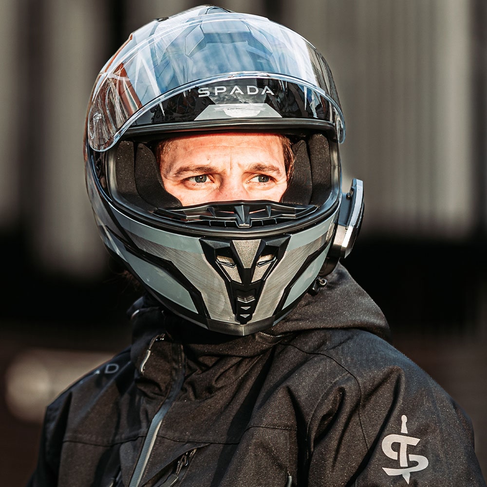 Spada Raiden 2 Thunder Black / Grey FREE UK Delivery, FREE 365 Day Returns | Moto Central