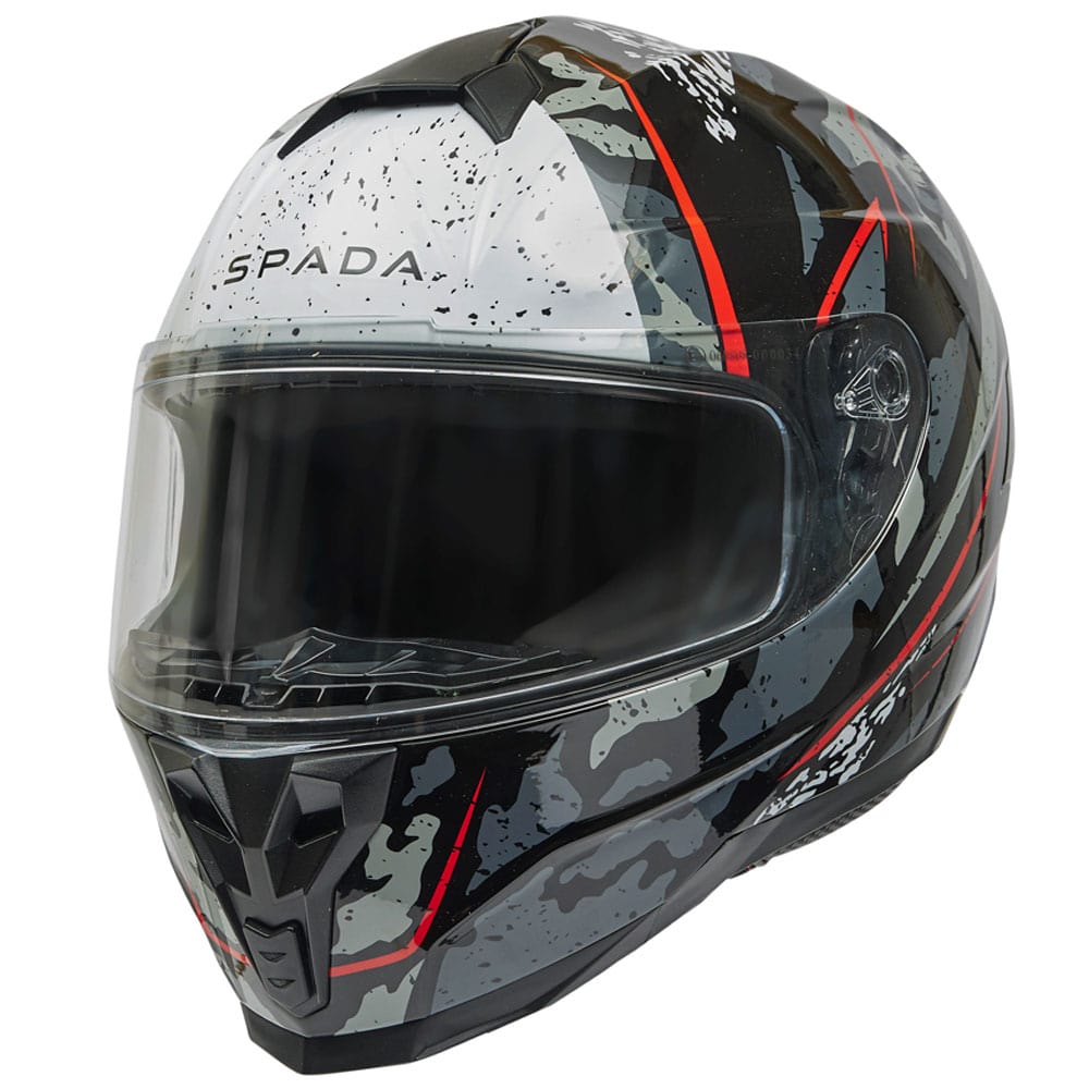 Spada Raiden 2 Meisai Red Camo Red FREE UK Delivery, FREE 365 Day Returns | Moto Central
