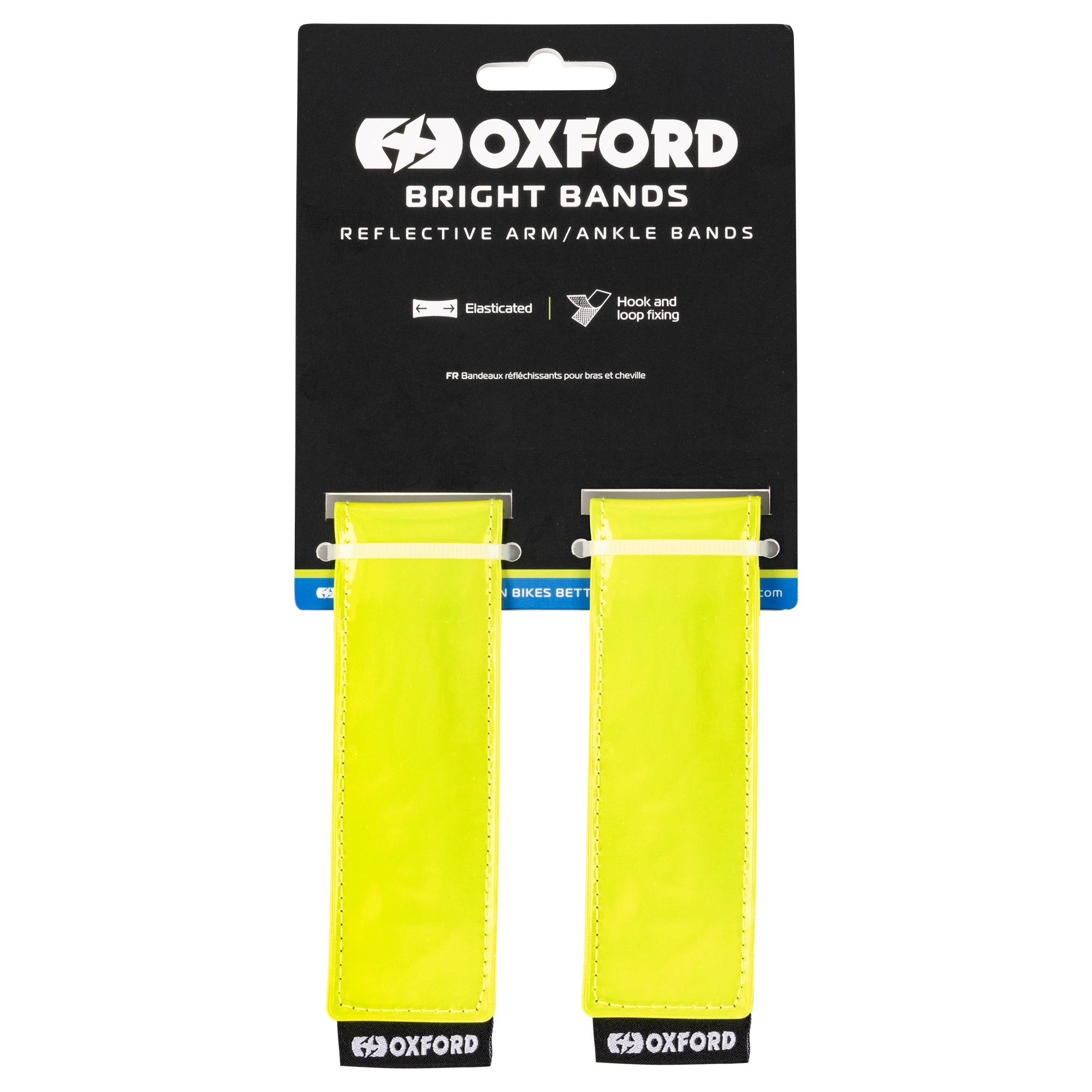 Oxford Bright Bands Reflective Arm / Ankle Bands Yellow FREE UK Delivery, FREE 365 Day Returns | Moto Central
