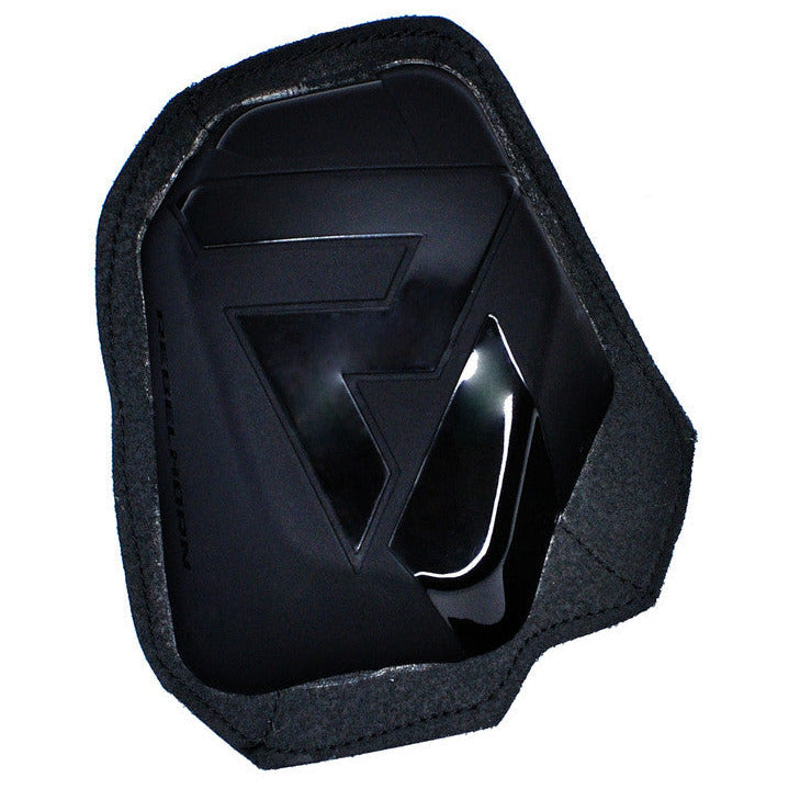 Rebelhorn Detachable Knee Slider (Velro System) Black - front view