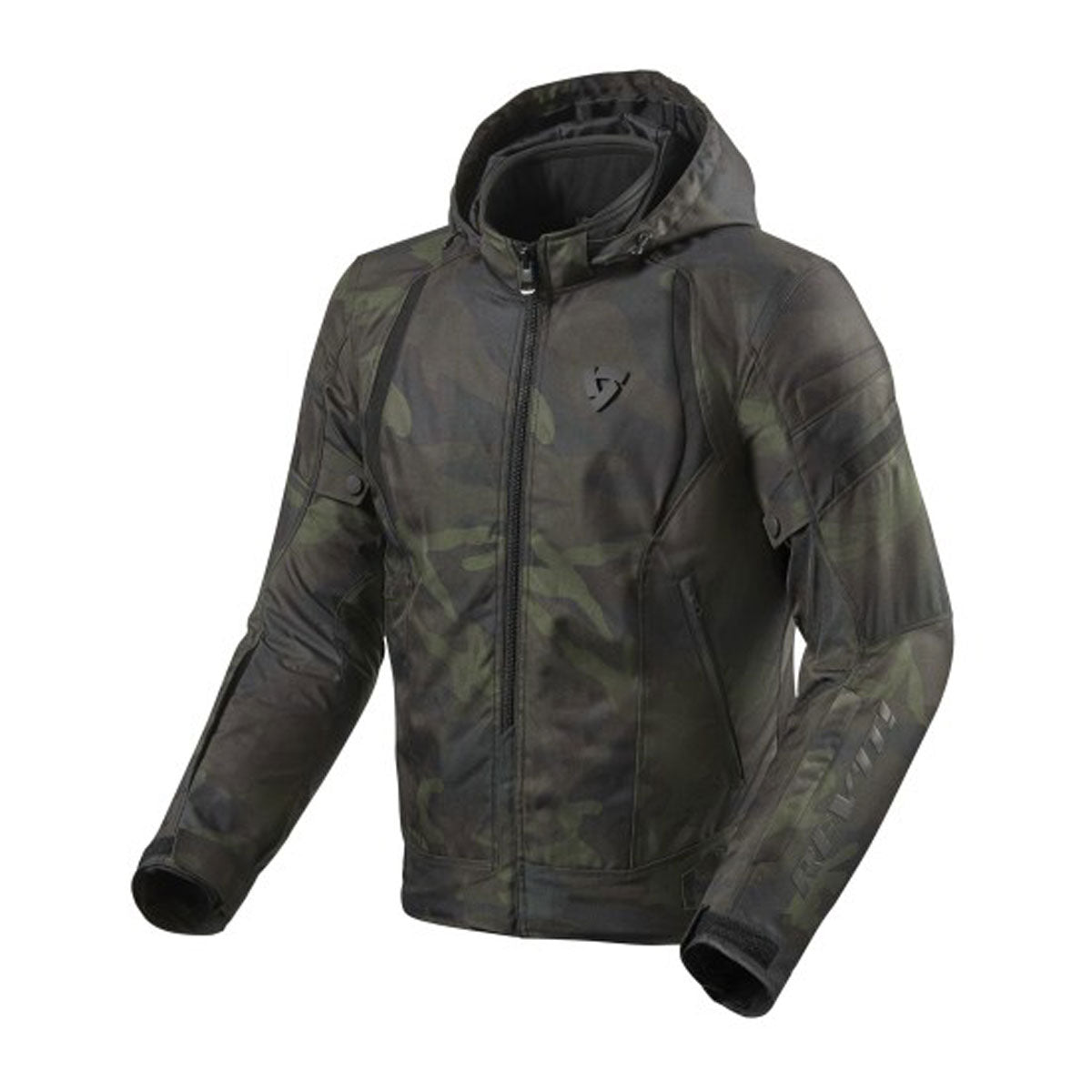 Revit Flare 2 Textile Jacket Camo Dark Green