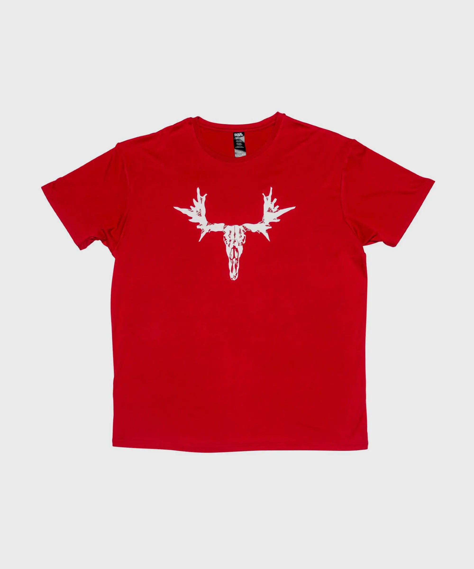 Race Face Moose Short Sleeves Cycle T-Shirt Red - FREE UK Shipping, FREE 365 Day Returns | Moto Central