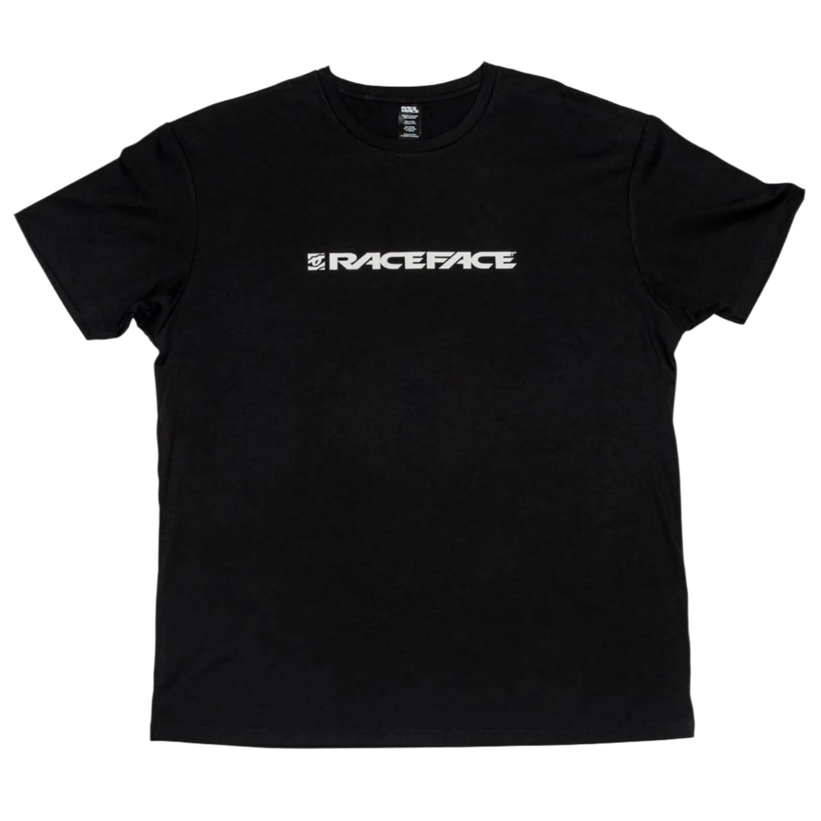 Race Face Classic Logo Short Sleeves Ladies Cycle T-Shirt Black - FREE UK Shipping, FREE 365 Day Returns | Moto Central