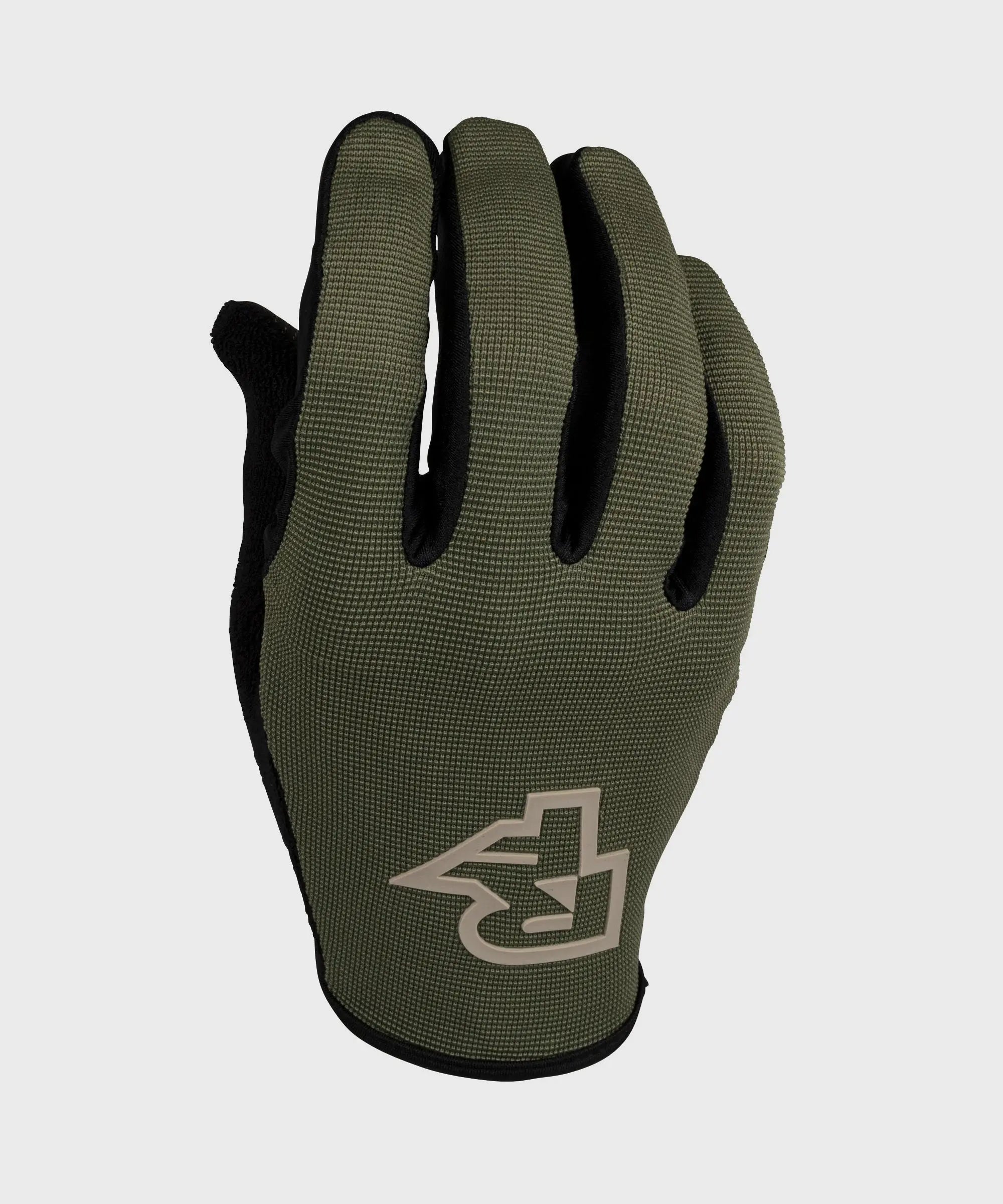 Race Face Trigger Cycle Gloves Olive - FREE UK Shipping, FREE 365 Day Returns | Moto Central