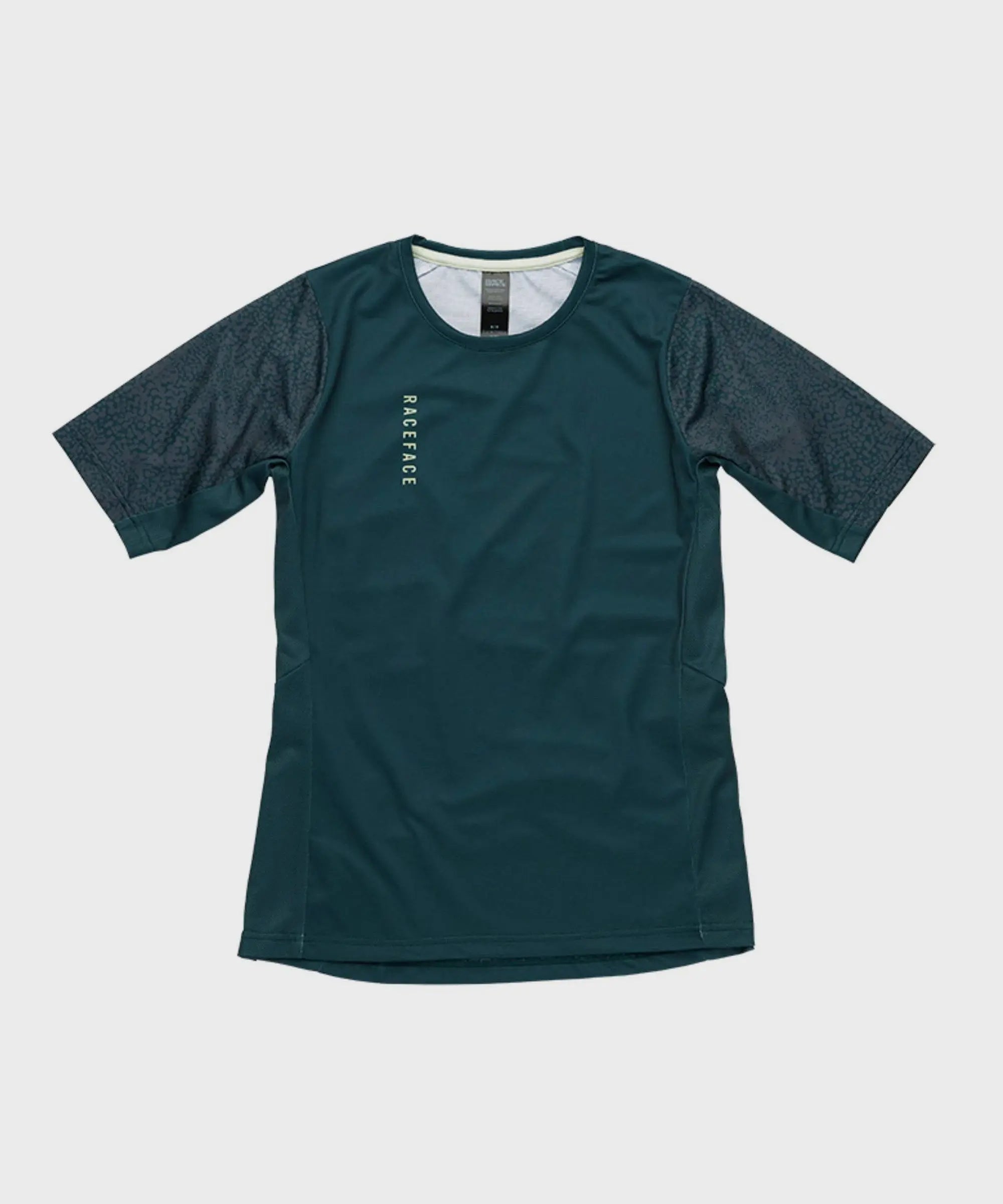 Race Face Indy Short Sleeve Ladies Cycle Jersey Pine - FREE UK Shipping, FREE 365 Day Returns | Moto Central