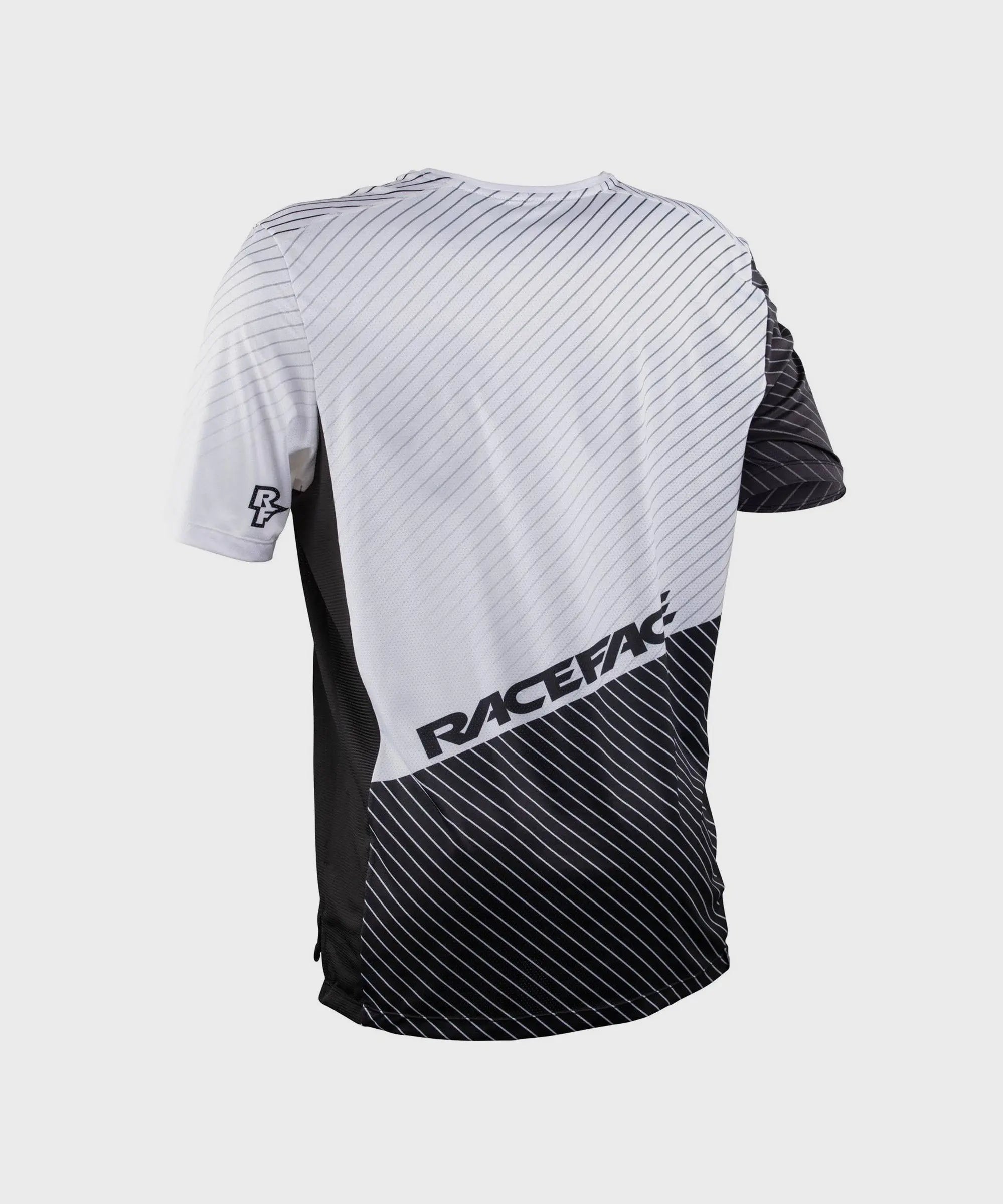 Race Face Indy Short Sleeves Cycle Jersey Black / White - FREE UK Shipping, FREE 365 Day Returns | Moto Central