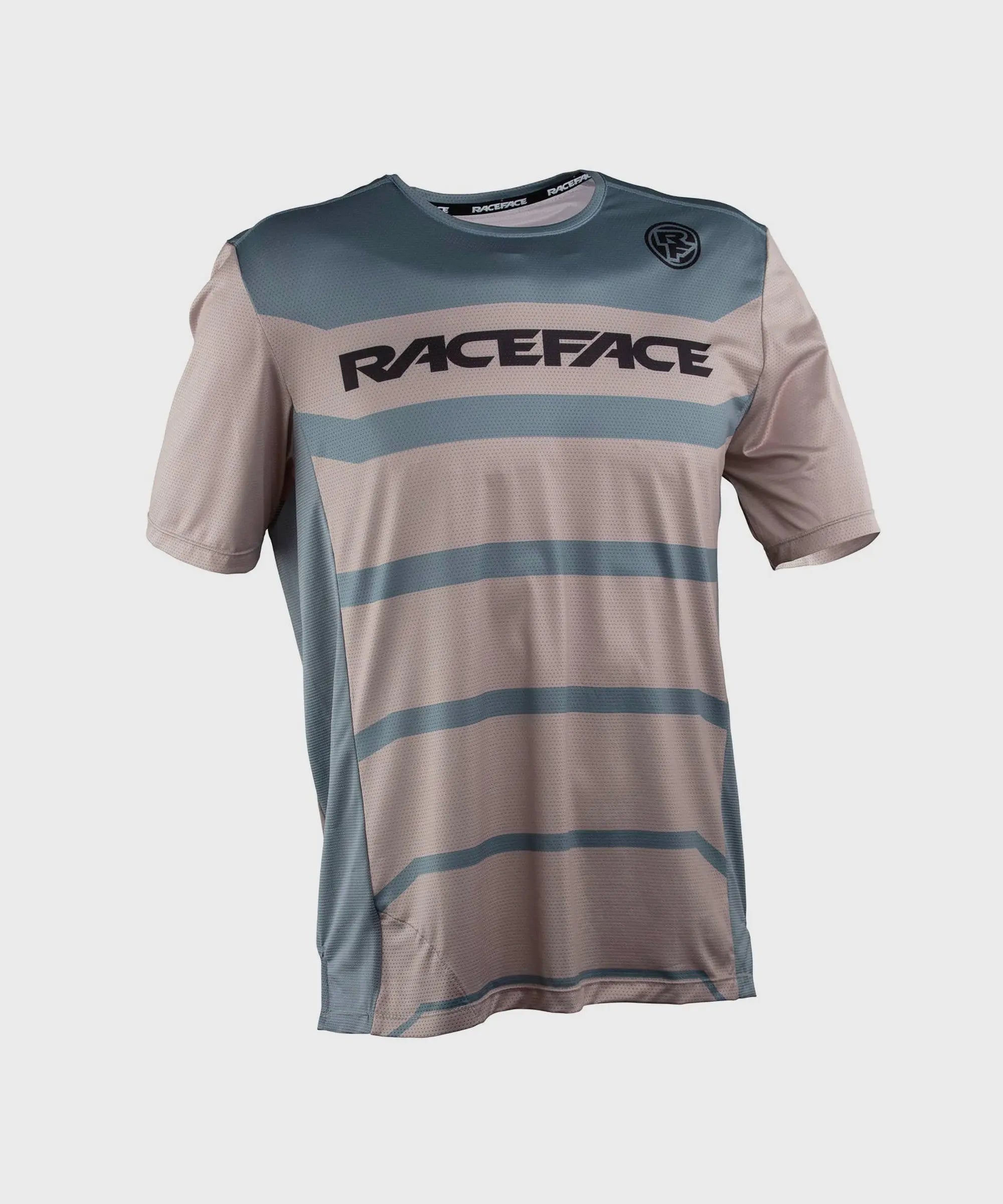 Race Face Indy Short Sleeves Cycle Jersey Concrete - FREE UK Shipping, FREE 365 Day Returns | Moto Central
