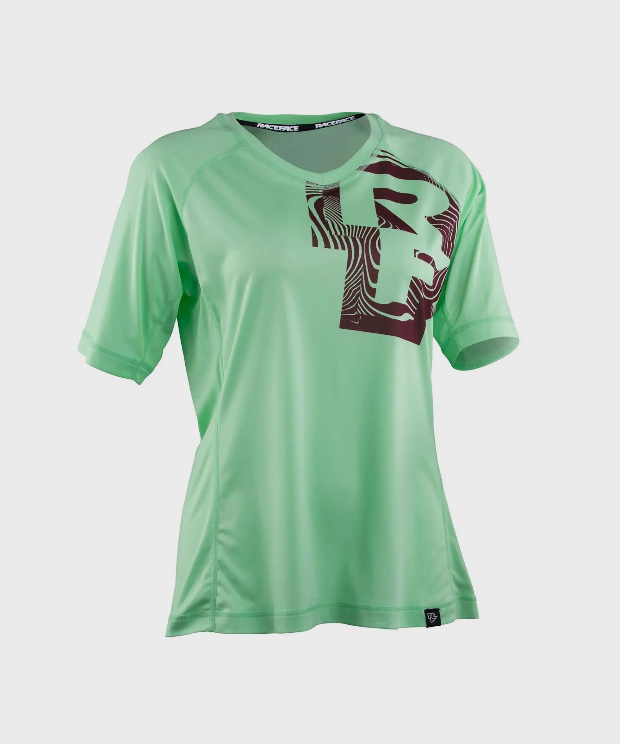 Race Face Nimby Ladies Short Sleeves Cycle Jersey Lime - FREE UK Shipping, FREE 365 Day Returns | Moto Central