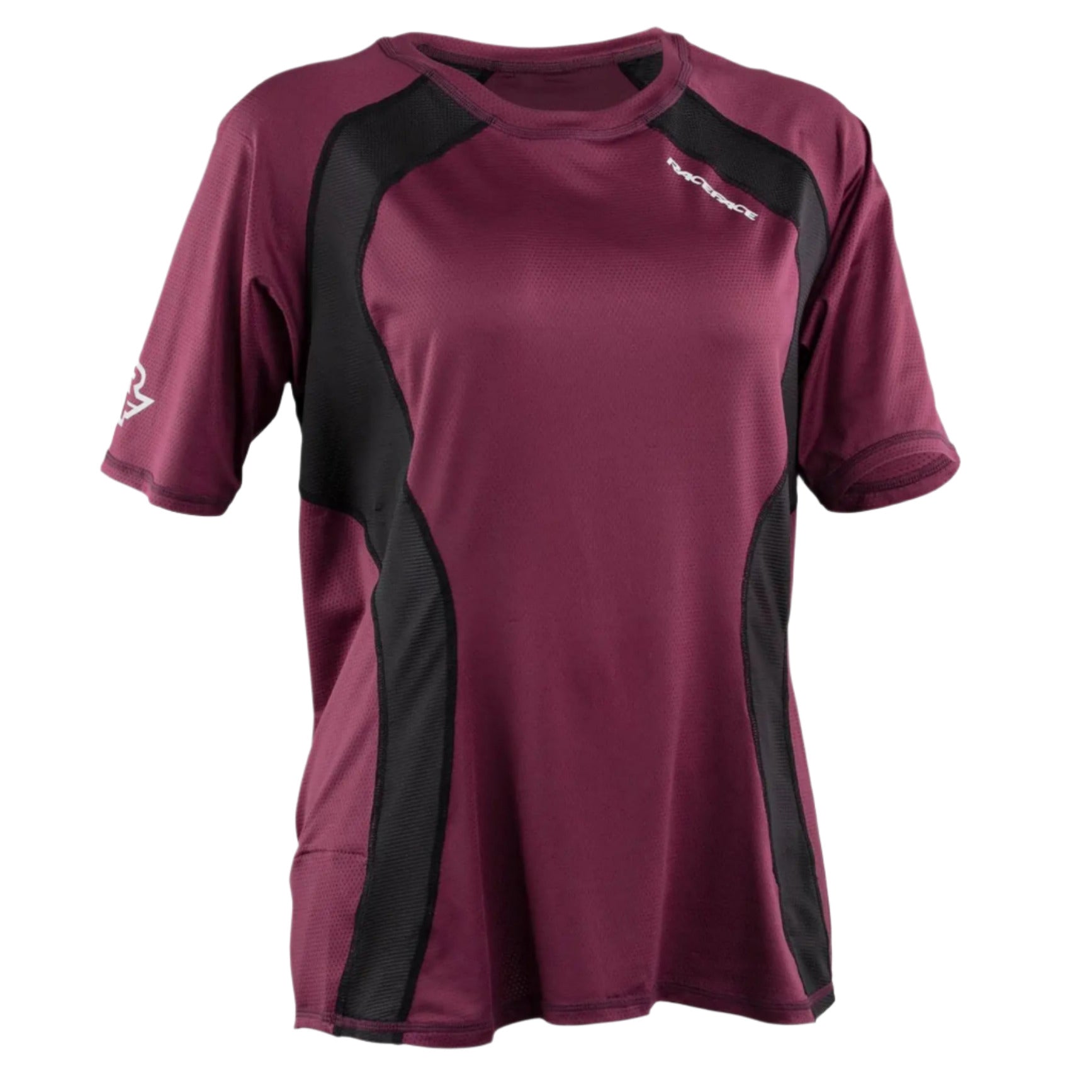 Race Face Traverse Ladies Short Sleeves Cycle Jersey Bordeaux - FREE UK Shipping, FREE 365 Day Returns | Moto Central