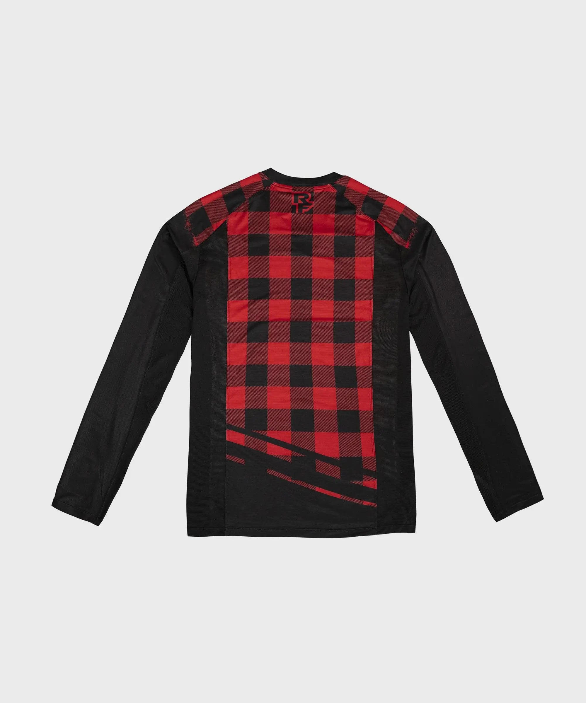 Race Face Diffuse Long Sleeves Cycle Jersey Rouge - FREE UK Shipping, FREE 365 Day Returns | Moto Central