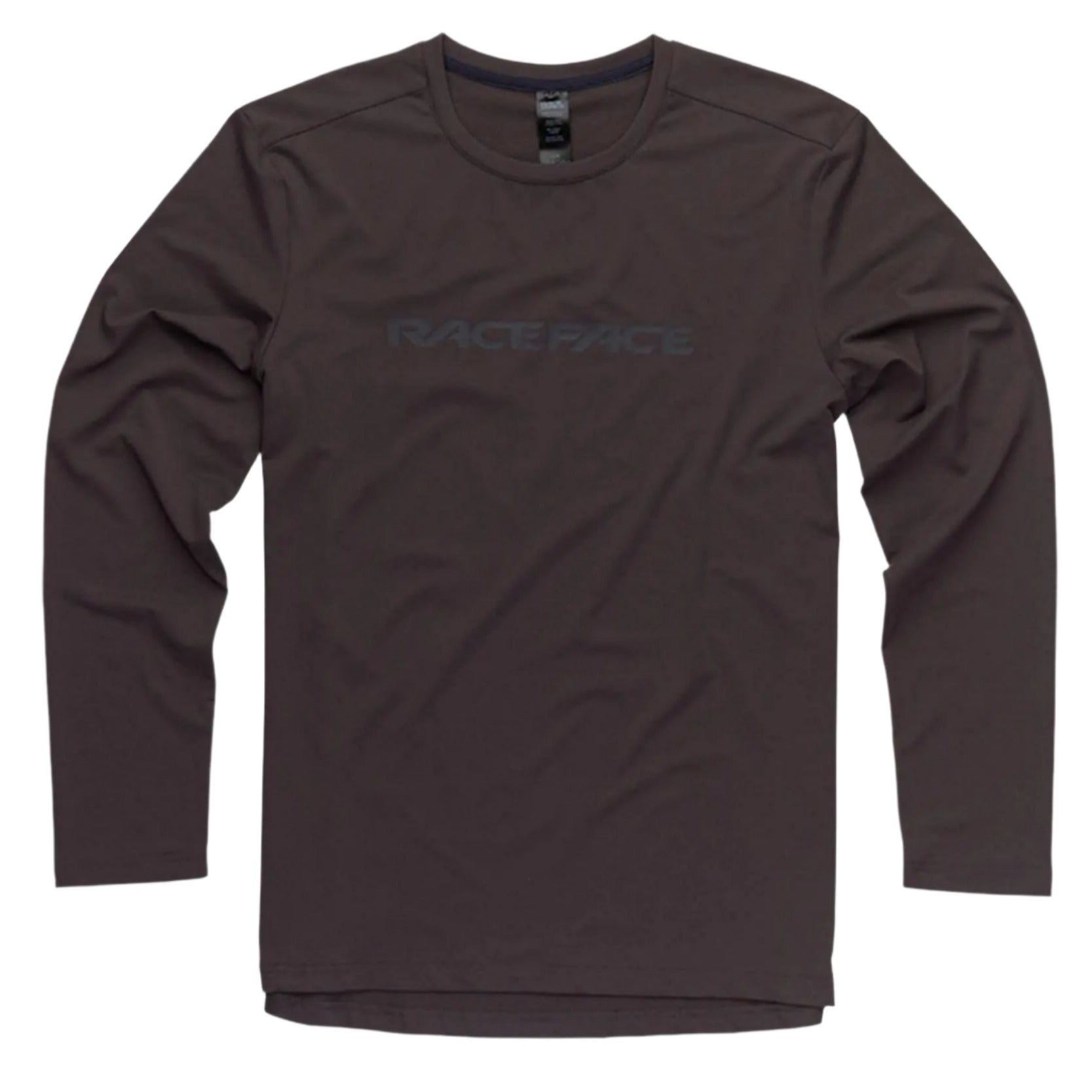 Race Face Commit Long Sleeve Cycle Tech Top Charcoal - FREE UK Shipping, FREE 365 Day Returns | Moto Central