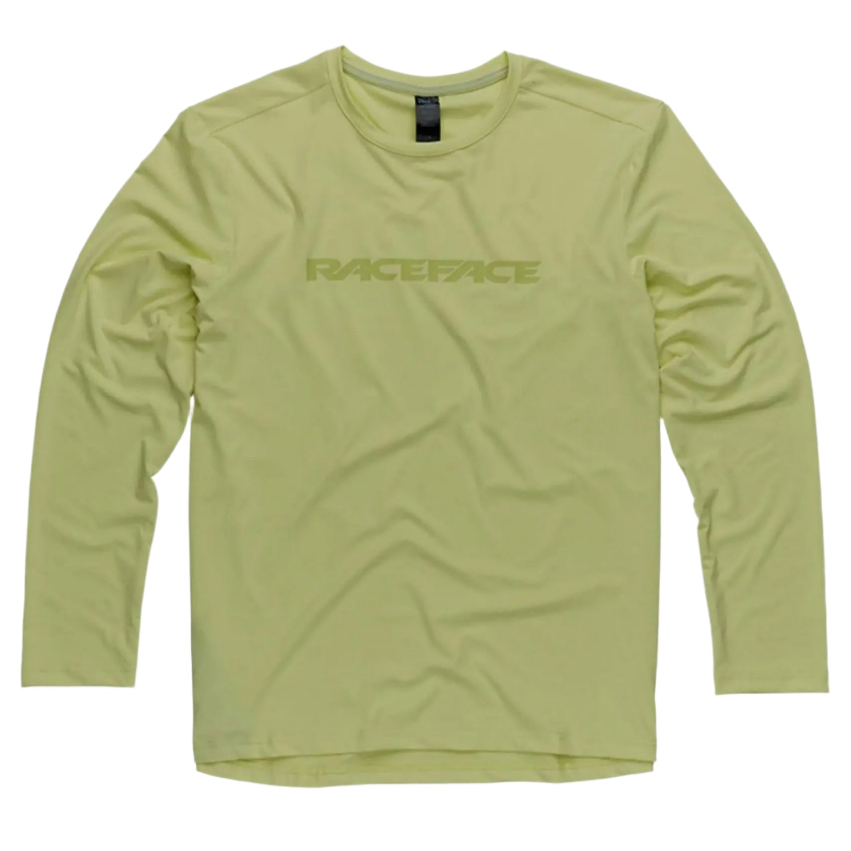 Race Face Commit Long Sleeve Cycle Tech Top Tea Green - FREE UK Shipping, FREE 365 Day Returns | Moto Central