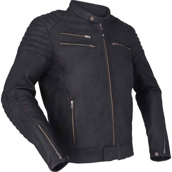 Richa Charleston Leather Jacket Black FREE UK Delivery