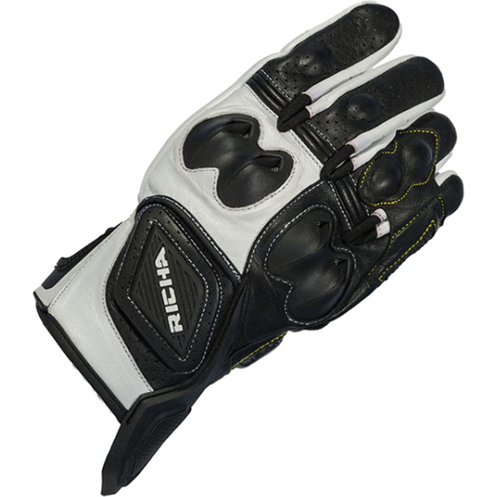 Richa Indy Leather Gloves Black / White