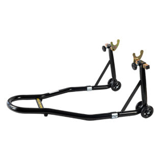Riderr Pro Rear Wheel Paddock Stand Black, rear paddock stand product view