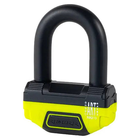 Riderr RR55 Disc Lock Fluo Yellow, U-lock product view