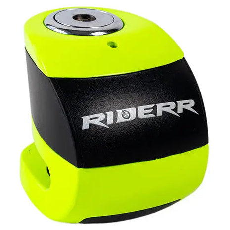 Riderr RS6 Alarm Disc Lock Fluo Green, front product view
