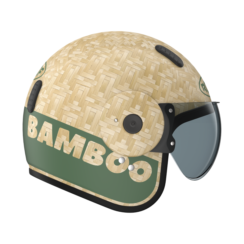 Roof RO15 Bamboo Pure Matt Khaki FREE UK Delivery, FREE 365 Day Returns | Moto Central