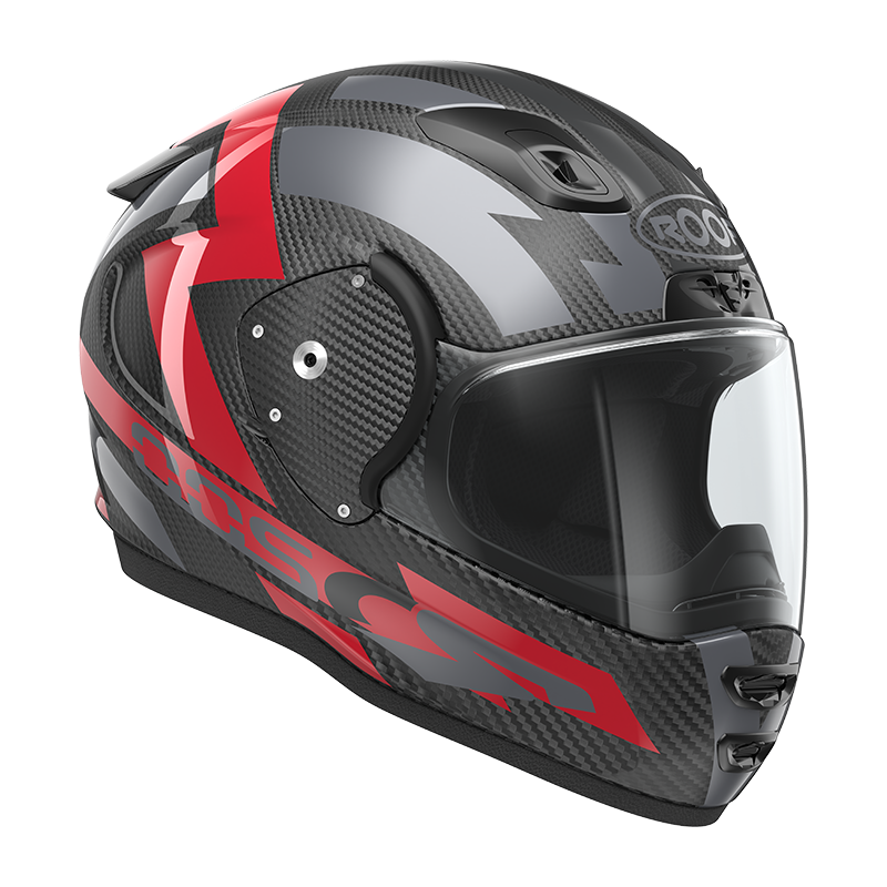 Roof RO200 Carbon Suzuka Metal Red FREE UK Delivery, FREE 365 Day Returns | Moto Central