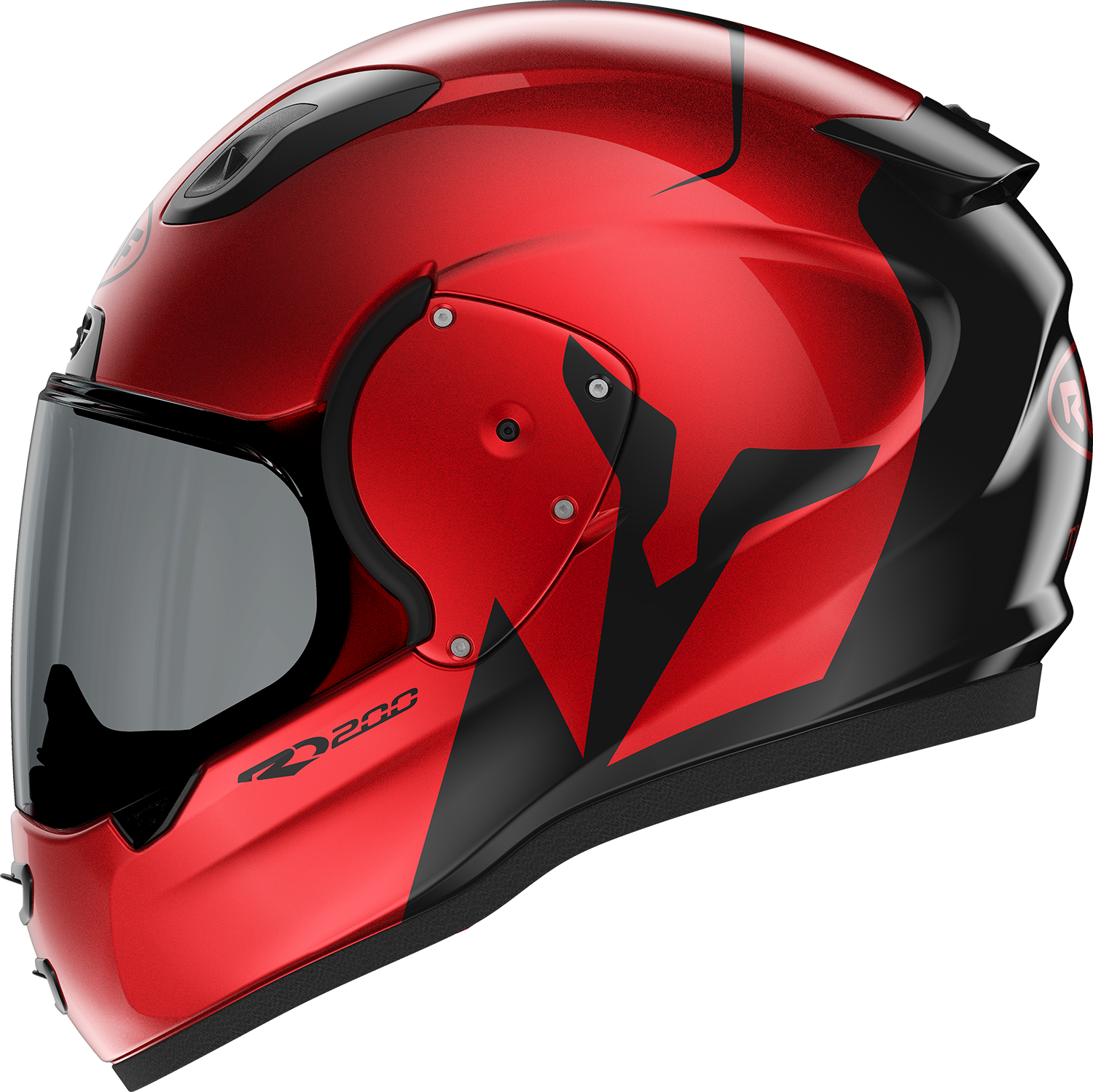 Roof RO200 Troyan Red / Black FREE UK Delivery, FREE 365 Day Returns | Moto Central