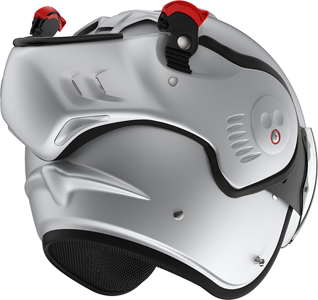 Roof RO5 Boxer Alpha Matt Silver / White FREE UK Delivery, FREE 365 Day Returns | Moto Central