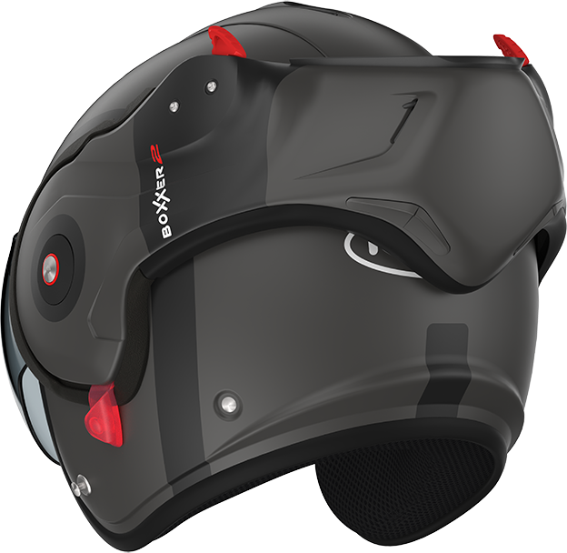 Roof RO9 Boxxer 2 Bond Matt Titan / Black FREE UK Delivery, FREE 365 Day Returns | Moto Central