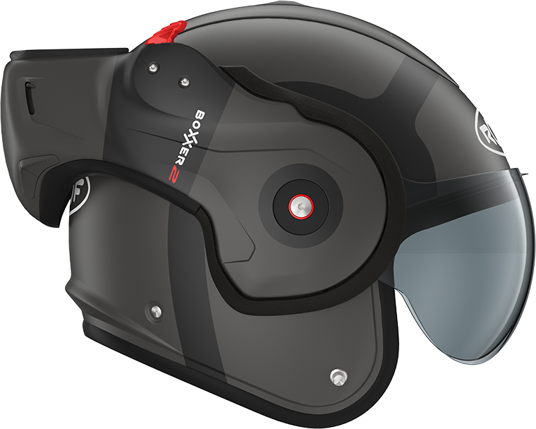 Roof RO9 Boxxer 2 Bond Matt Titan / Black FREE UK Delivery, FREE 365 Day Returns | Moto Central