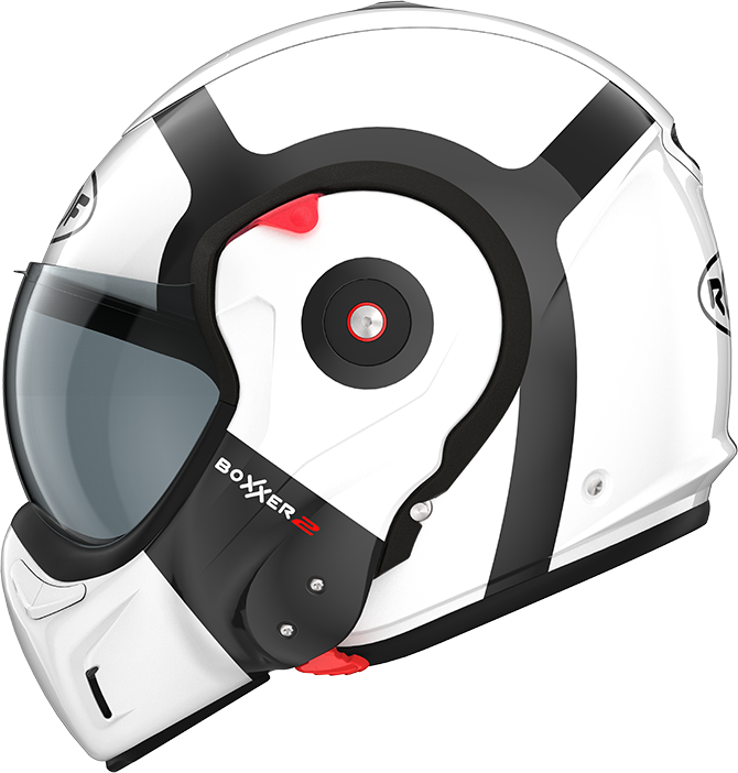 Roof RO9 Boxxer 2 Bond Black / White left-side full-face view