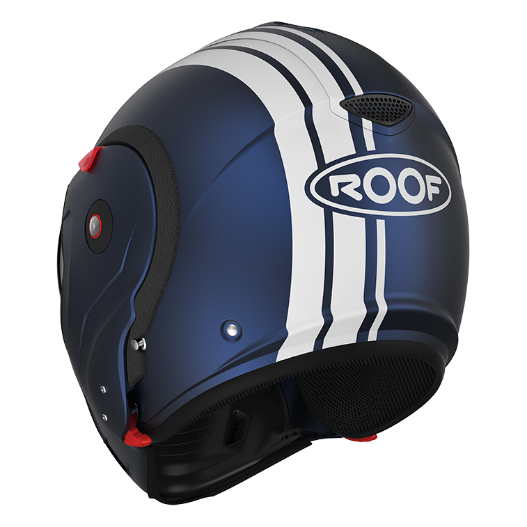 Roof RO9 Boxxer 2 Stripes Dark Blue rear-left three-quarter full-face view