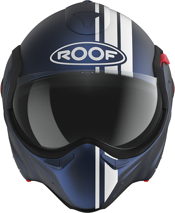 Roof RO9 Boxxer 2 Stripes Dark Blue FREE UK Delivery, FREE 365 Day Returns | Moto Central