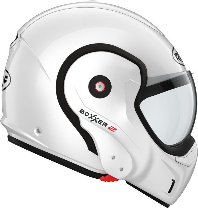 Roof RO9 Boxxer 2 Pearl White FREE UK Delivery, FREE 365 Day Returns | Moto Central