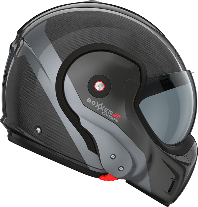 Roof RO9 Boxxer 2 Carbon Wonder / Steel FREE UK Delivery, FREE 365 Day Returns | Moto Central