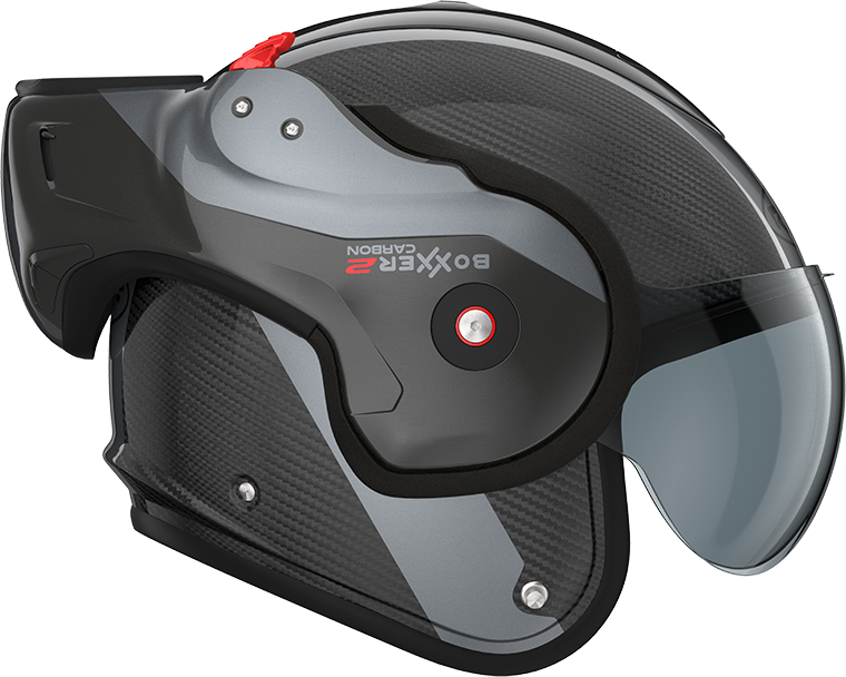 Roof RO9 Boxxer 2 Carbon Wonder / Steel FREE UK Delivery, FREE 365 Day Returns | Moto Central