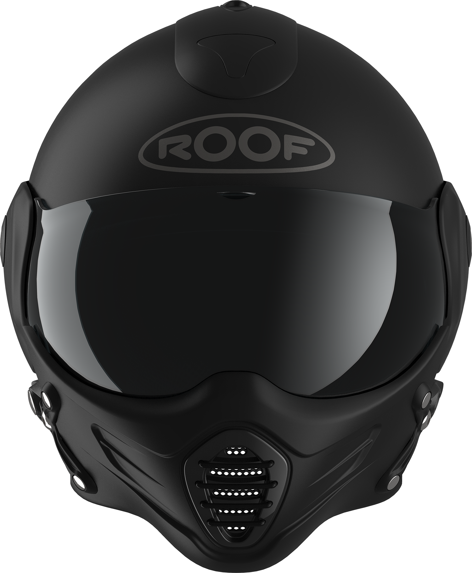 Roof RO9 Roadster Iron Matt Black / Black FREE UK Delivery, FREE 365 Day Returns | Moto Central