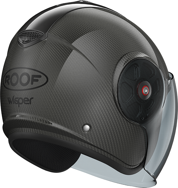 Roof RO9 Wisper Carbon Gloss Carbon FREE UK Delivery, FREE 365 Day Returns | Moto Central