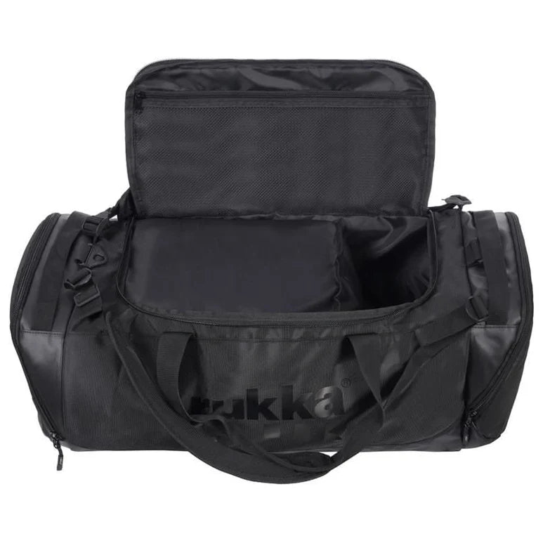 Rukka Duffel Bag Black - 38 Litres - open interior view